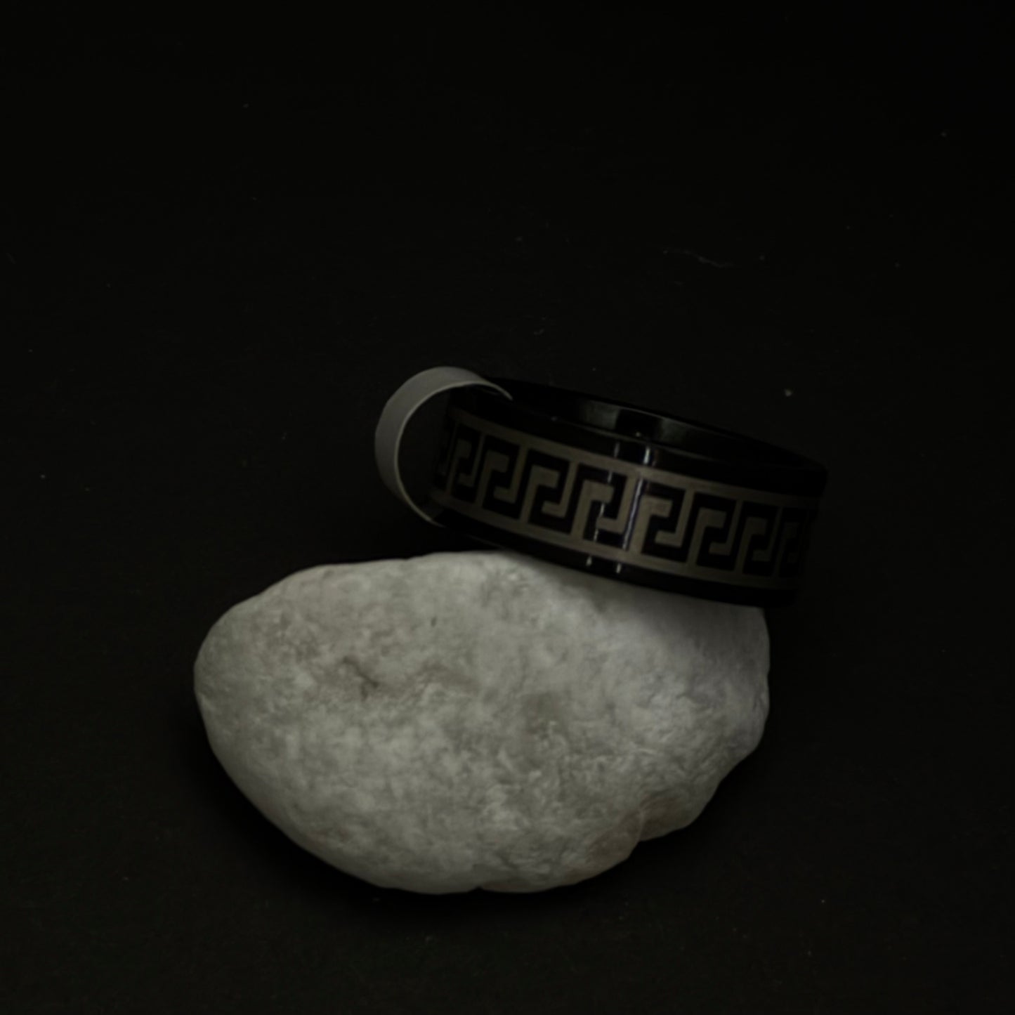 Etched Black Ring